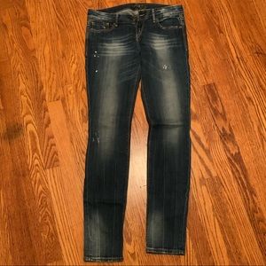 Express Jeans size 6L distressed slim fit